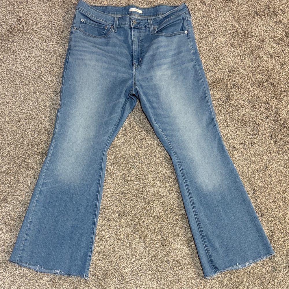 Signature by Levi Strauss Light Blue Flare Jeans